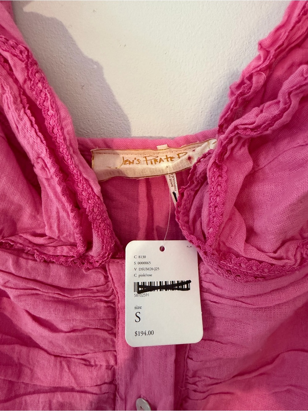 Free People Jen's pirates booty pink mini dress - Picture 3 of 6
